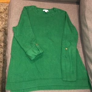 Green Cotton Sweater